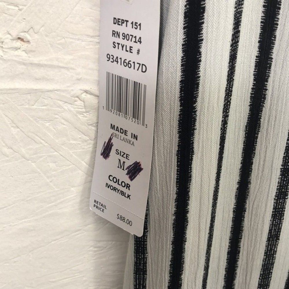 MSK women black/white dress size M, NWT - Picture 7 of 11